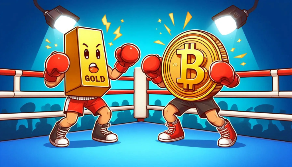 The Great Divergence: Bitcoin’s Meteoric Rise to $105K Amid Gold’s 3% Collapse