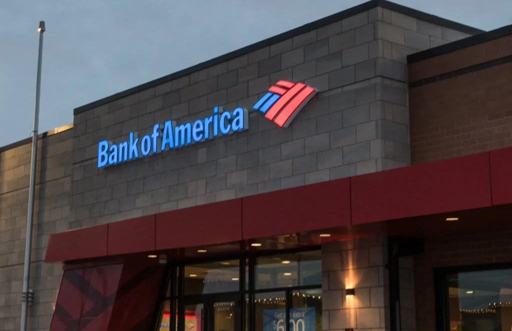 What are the top 5 financial institutions in the world – Bank of America branch